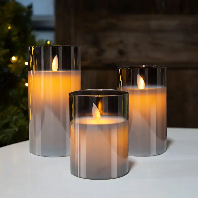2+1 GRATIS | LuxeFlame - Luxus-Lumina-Kerzen