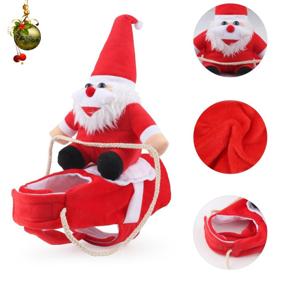HollyPaws - kuscheliges, verstellbares Weihnachtsoutfit für Hunde