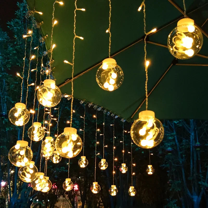 Lumivela LED Lichterkette Feenlichter | Wasserdicht IP44 | 3,5×1 m | Traumhafte Gartenbeleuchtung