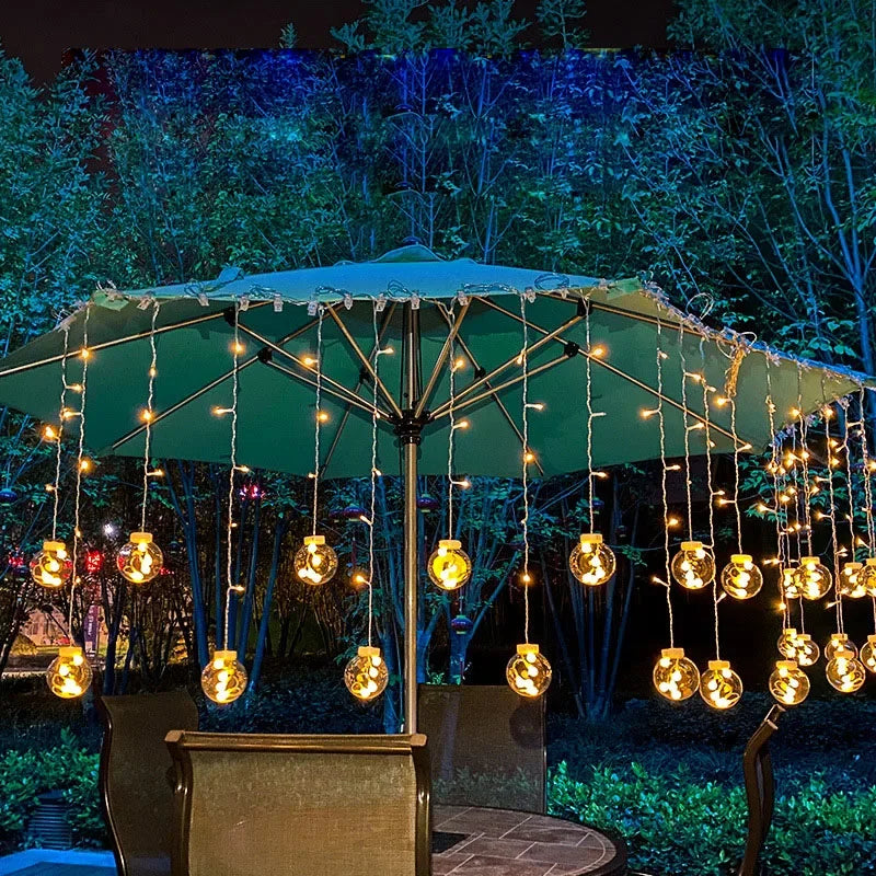 Lumivela LED Lichterkette Feenlichter | Wasserdicht IP44 | 3,5×1 m | Traumhafte Gartenbeleuchtung