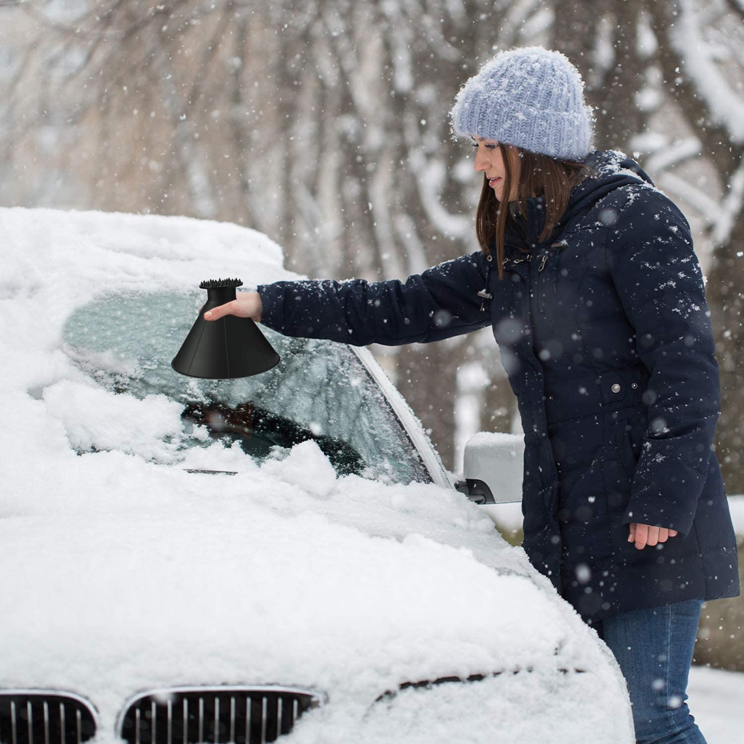 WinterWipe - Magischer Eiskratzer für die Auto-Windschutzscheibe