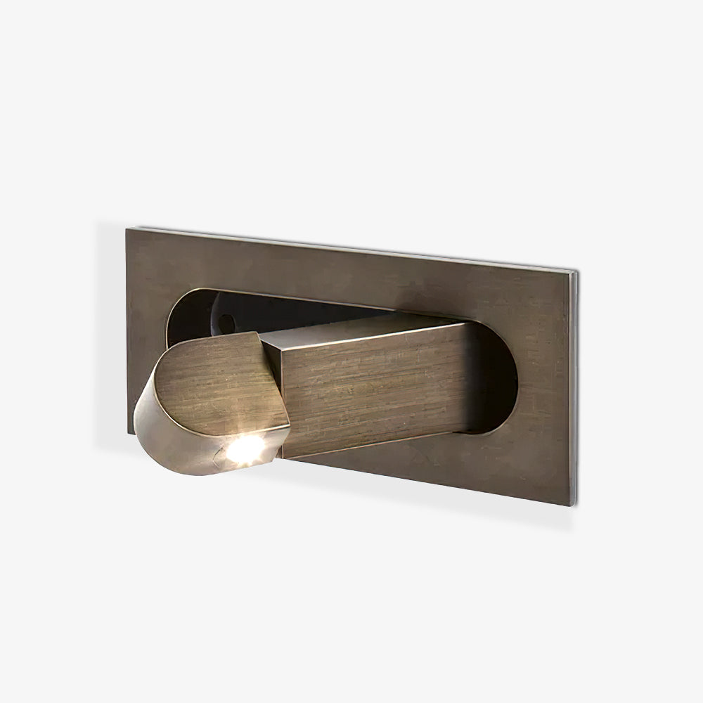 LED Bettleselampe LUMEVIA | 3 Lichtfarben | Aluminiumlegierung | Ø19 cm x H8 cm | Mit Druckschalter