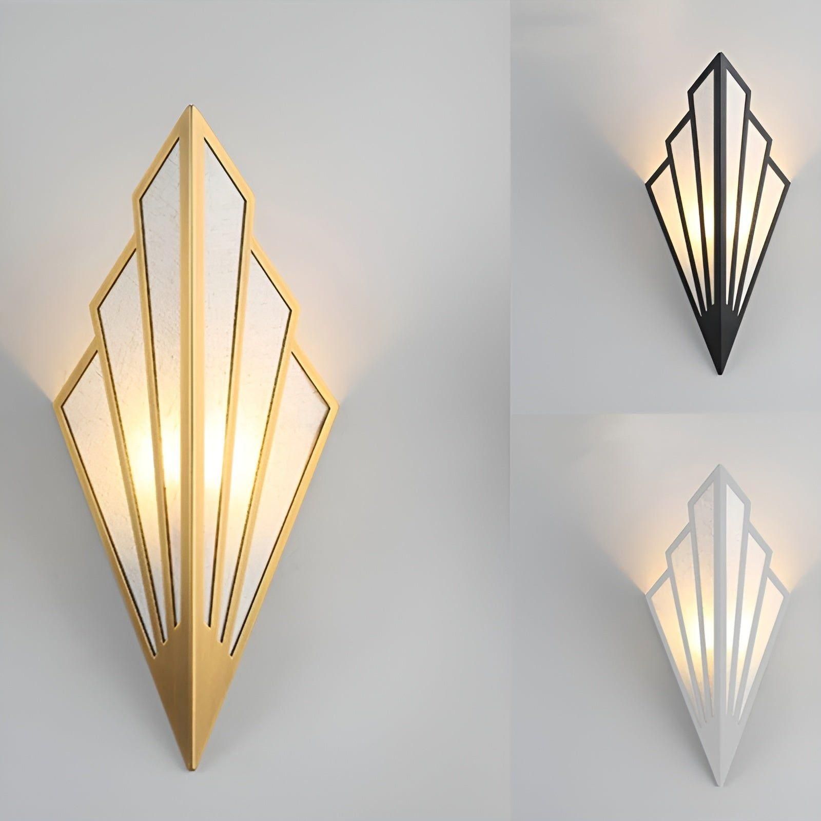 LED Wandleuchte Nordic | Dreiecksdesign | Energieeffizient & Langlebig | Modern & Minimalistisch