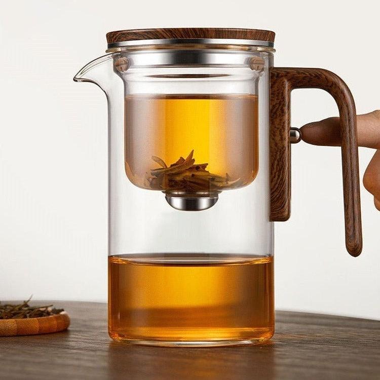 Tealuxe - Elegantne klaasist teekann koos infusoriga