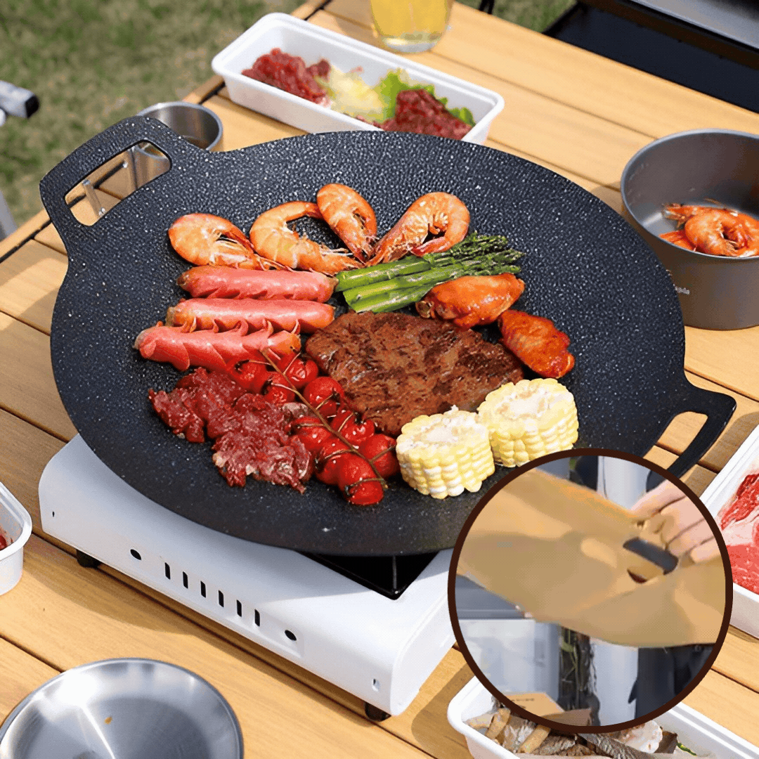 RockPan - Antihaft-Stein-Grillpfanne