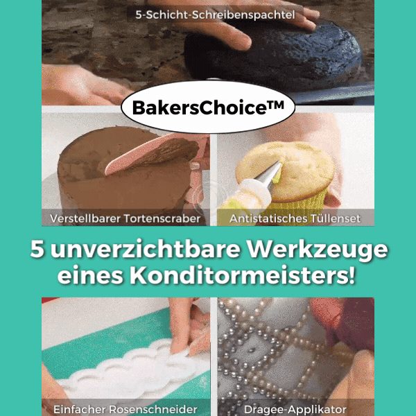 BakersChoice - 5 Unverzichtbare Werkzeuge für Gebäck