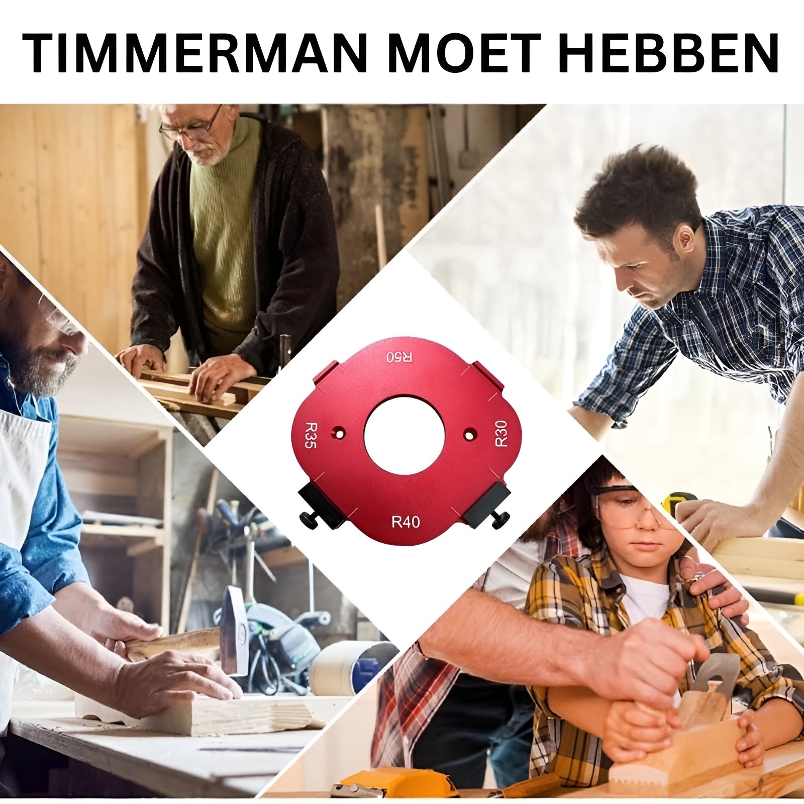 WoodMaster - 4-in-1-Werkzeug für die Holzbearbeitung