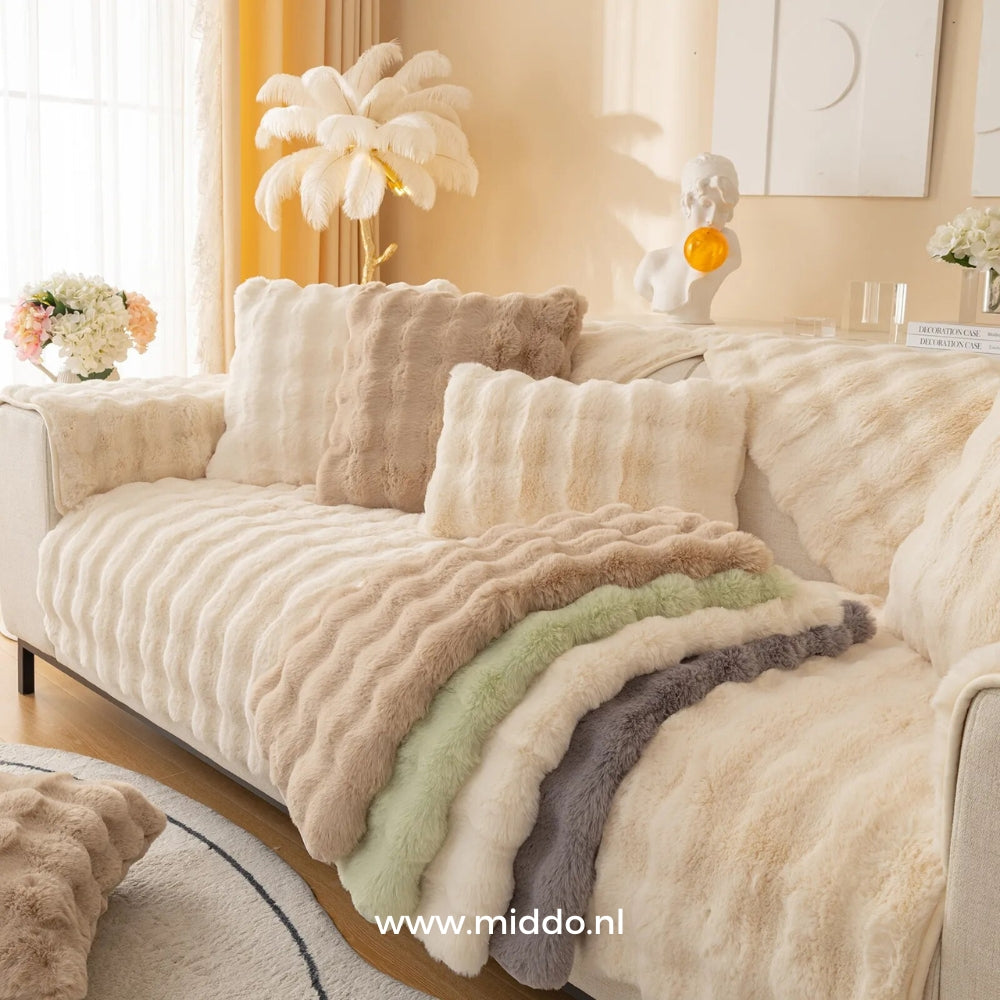Plushy - Luxuriöser Sofaschutz, ultimativer Komfort und Weichheit!