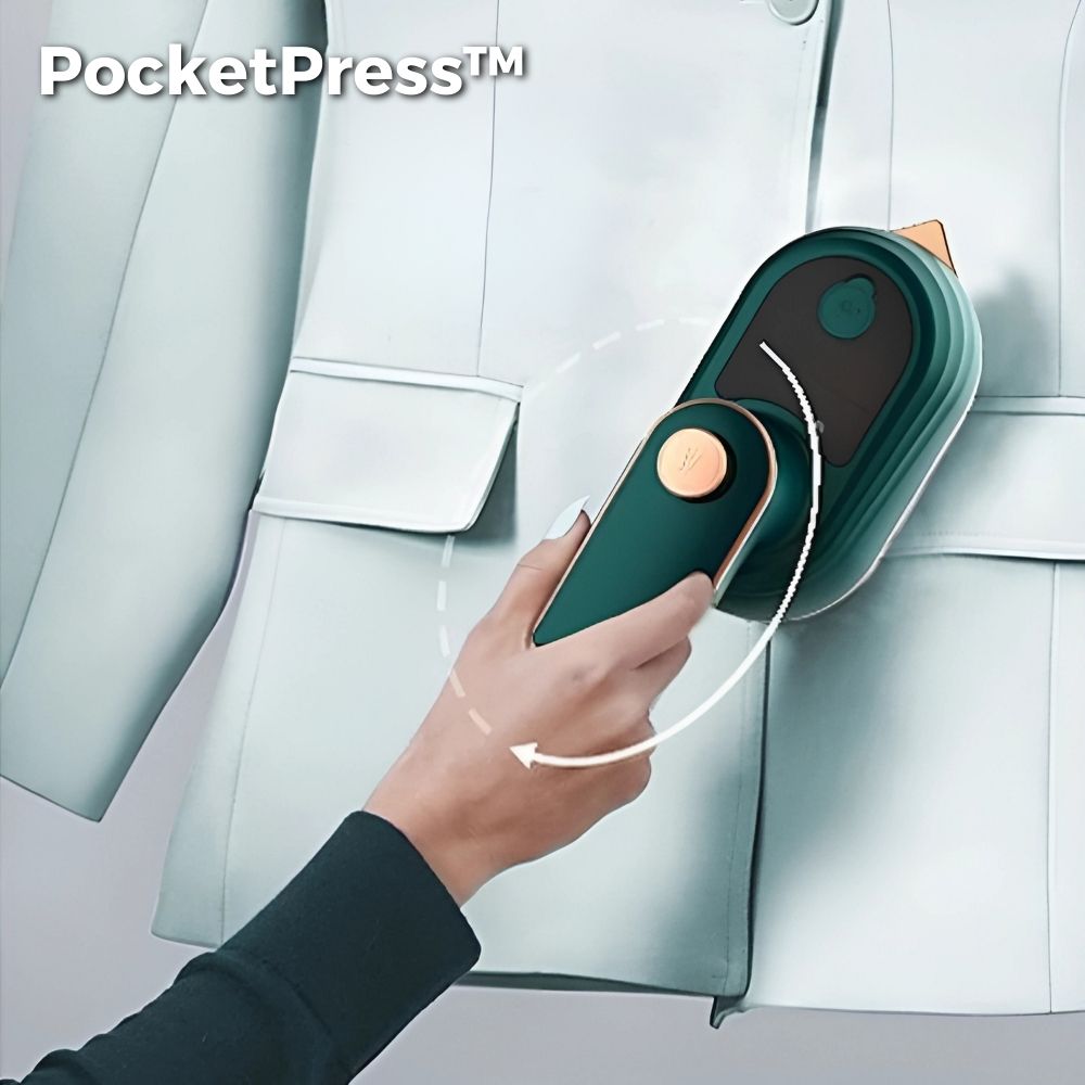 PocketPress - tragbares Mini-Bügeleisen