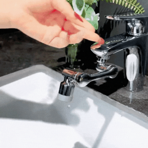 1+1 GRATIS | WaterWhirl - 360° schwenkbarer Wasserhahn mit verstellbarer Brause