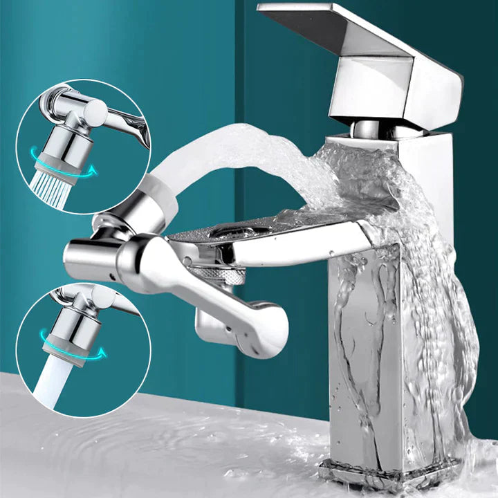 1+1 GRATIS | WaterWhirl - 360° schwenkbarer Wasserhahn mit verstellbarer Brause