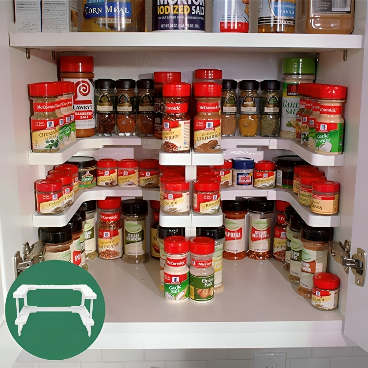 SpiceLayer - 2-Lagen Stapelbarer Gewürzorganisator