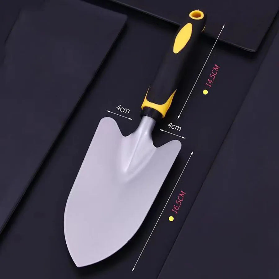 Groviva Gartenwerkzeug-Set 4-tlg. | Edelstahl | Hacke & Schaufel | Für Graben, Pflanzen & Jäten