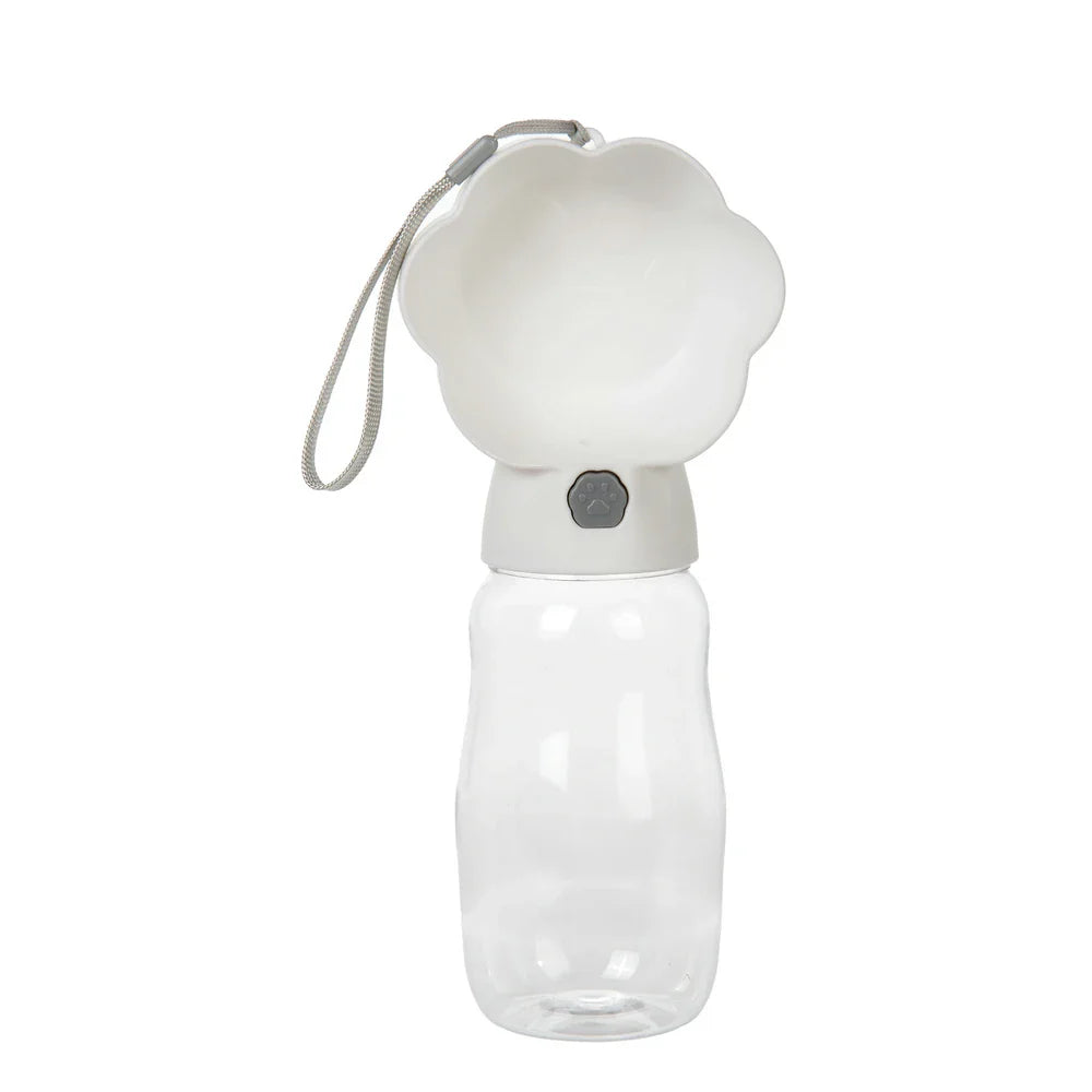 Trinkflasche Droppa DuoBottle | 2-in-1 Wasser- & Futterspender für Hunde & Katzen | Auslaufsicher & tragbar | 380 ml / 530 ml