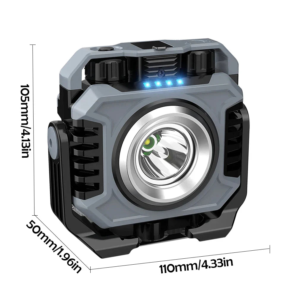 TektorBeam Arbeitslampe LED 1500 Lumen | Wiederaufladbar & Magnetisch | Stufenlos Dimmbar | IP66 Wasserdicht