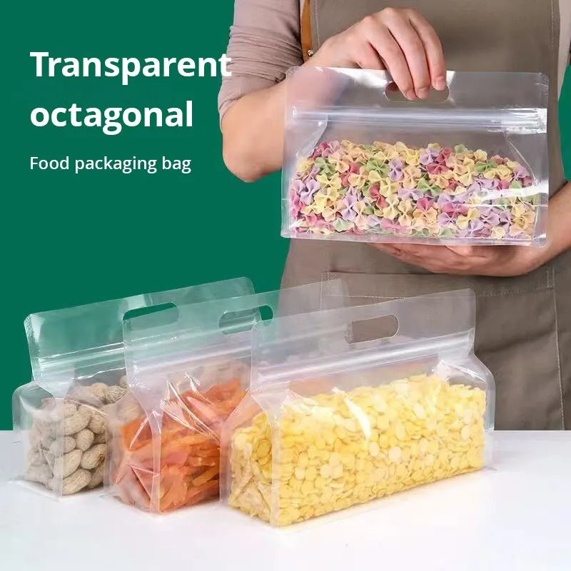 FreshGuard Aufbewahrungsbeutel | Wiederverwendbar & Auslaufsicher | 5er-Set | 26×19 cm & 30×23 cm