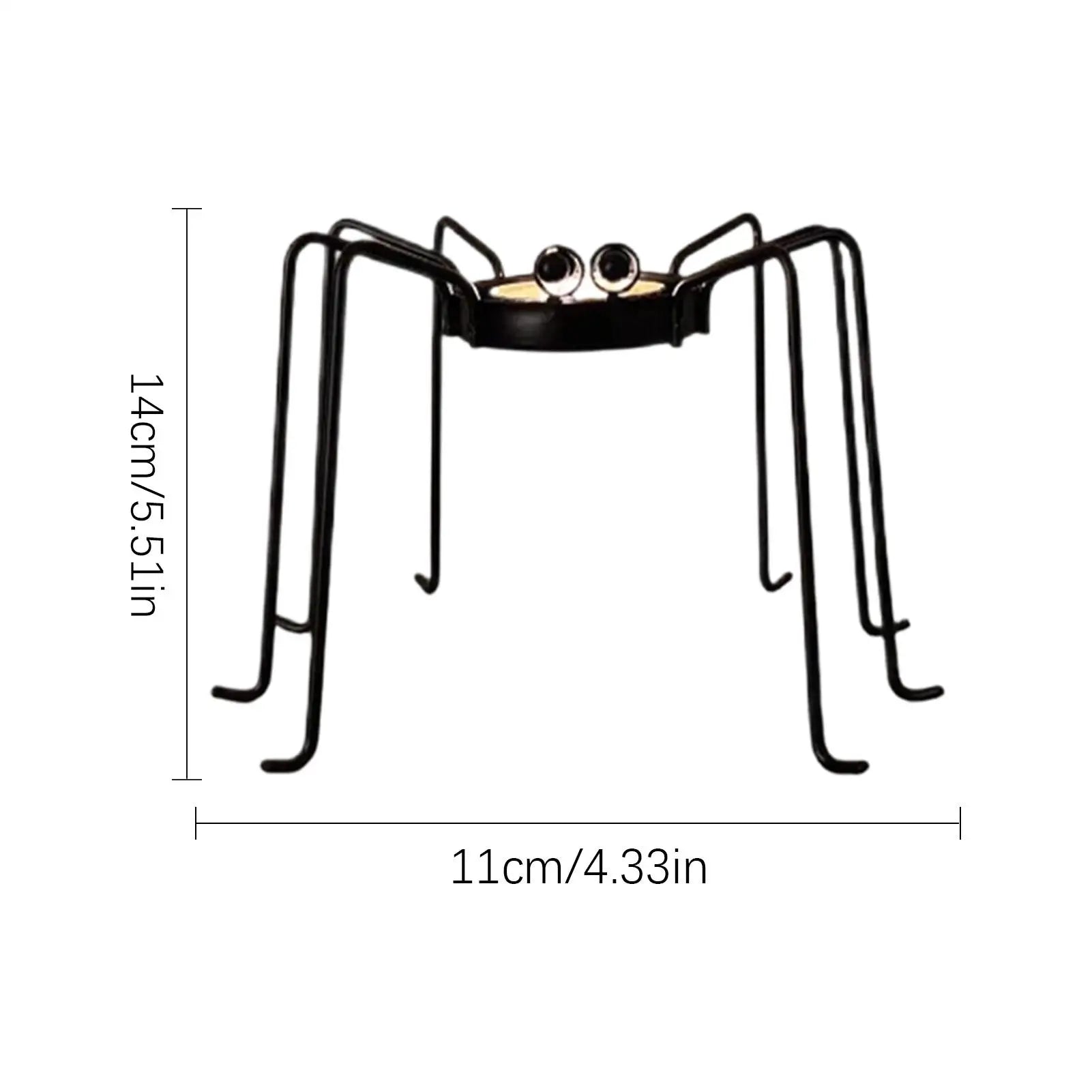 Arachnis | Halloween Spinnen-Kerzenhalter | Teelicht-Halter | 14×11 cm | Eisen