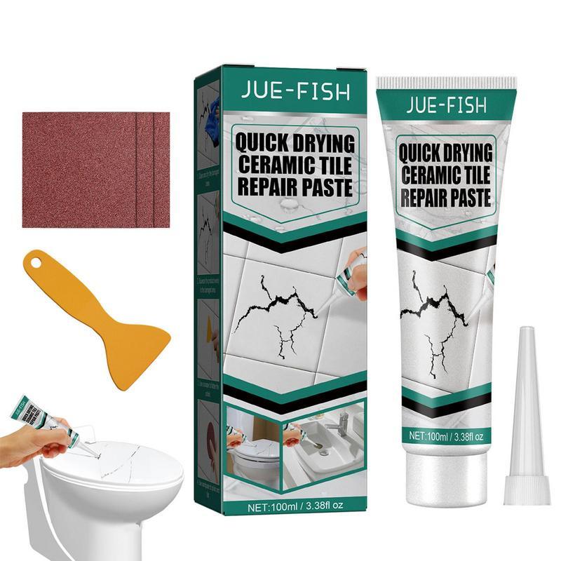 Ceramend Fliesenreparaturpaste | Für Keramik, Porzellan & Marmor | 100 ml | Schnell, Stark & Vielseitig