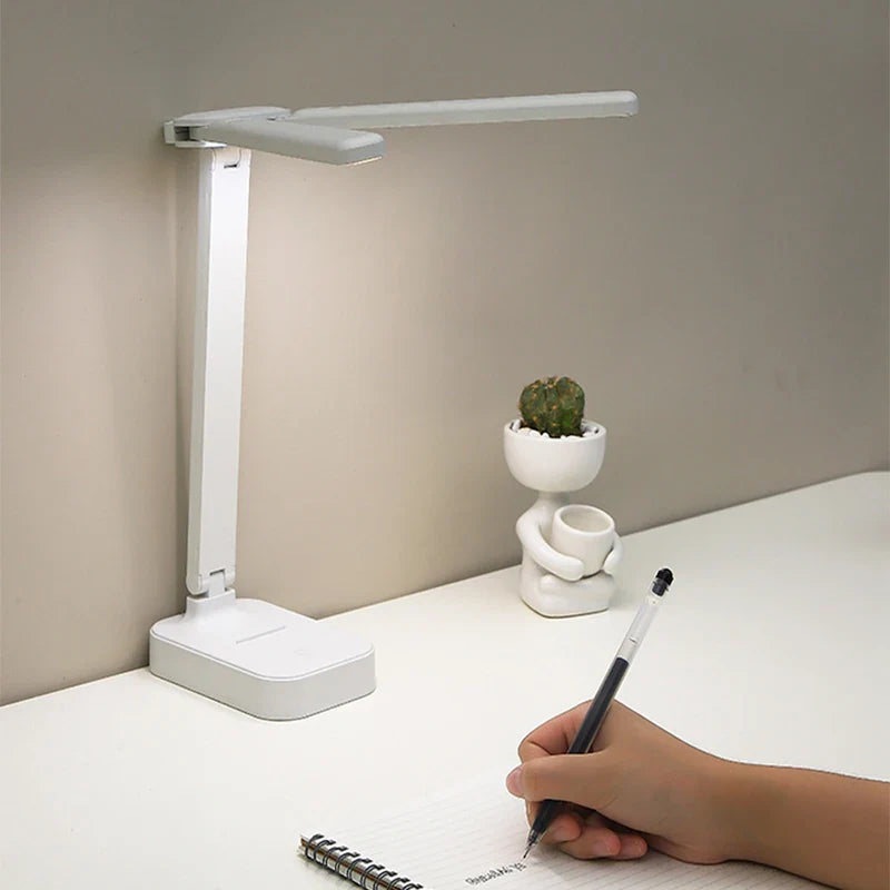 LumiGlow LED Tischlampe | Dimmbar & Wiederaufladbar | USB / Akku 2000 mAh | 6W