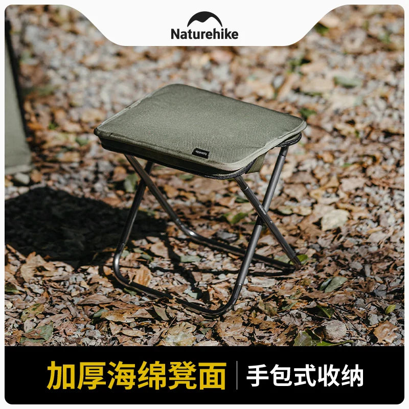 TREKFORT Klappstuhl Outdoor | Ultraleicht & stabil | Gepolsterter Sitz | Tragkraft bis 120 kg | Für Camping, Angeln & Wandern