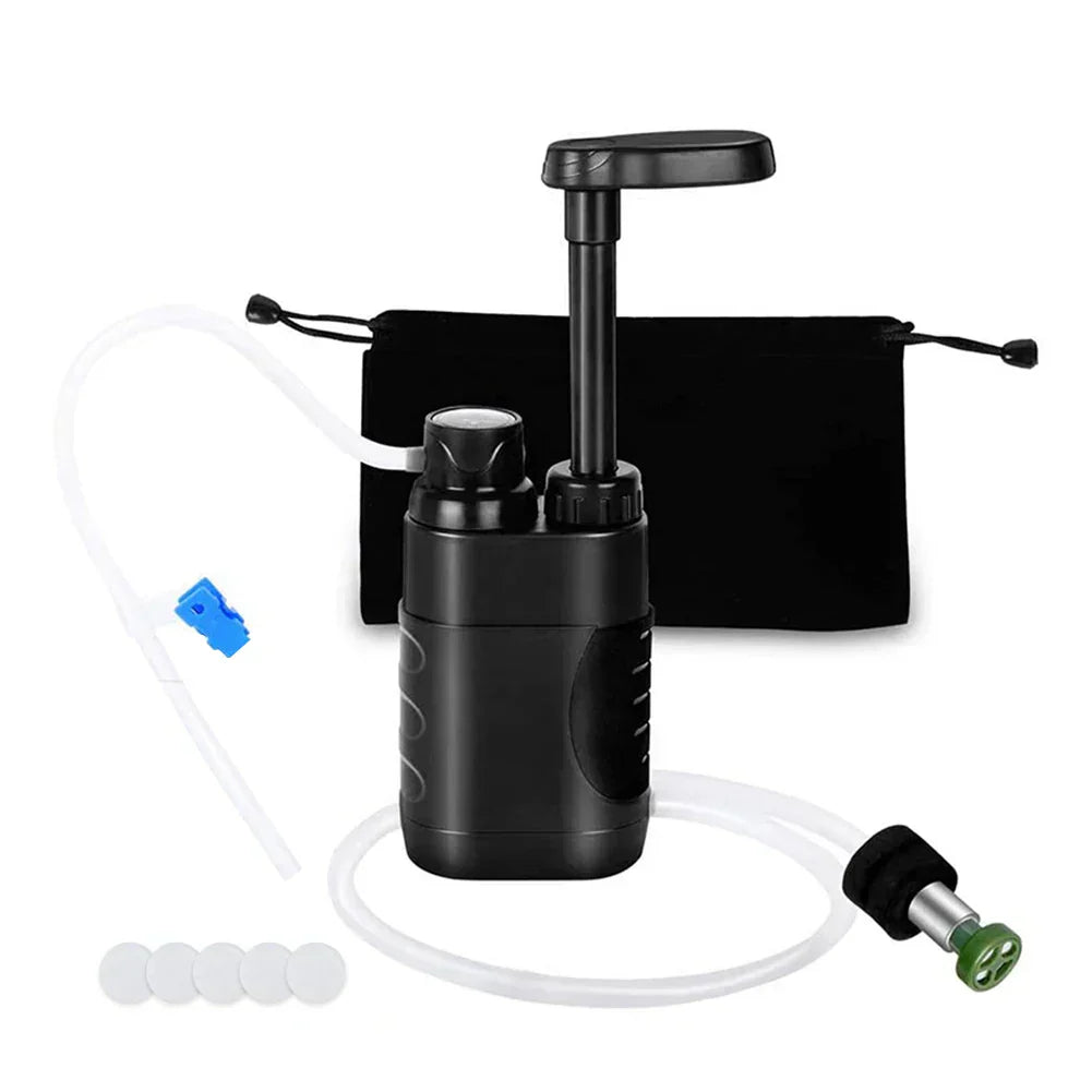 Outdoor Wasserfilter PureTrek Survival | 5000 L Filterleistung | 4-Stufen-Filtersystem | Kompakt & Robust