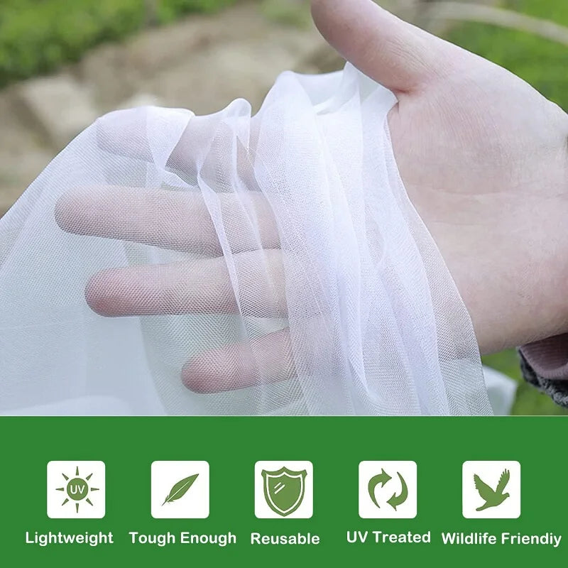 Naturaviso Gartennetz Insektenschutz | UV-beständig & Reißfest | Pflanzenschutznetz gegen Schädlinge & Vögel