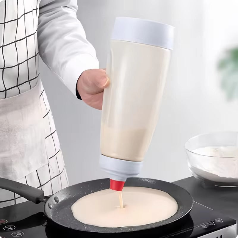 1+1 GRATIS | PourPerfect - Pfannkuchenteig-Flaschenmixer