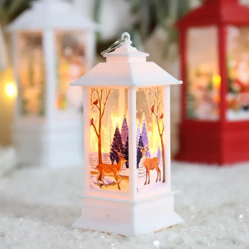 Weihnachtslaterne LED | Warmweiß | Dekorative Hängelampe | Weihnachtsdeko 2025