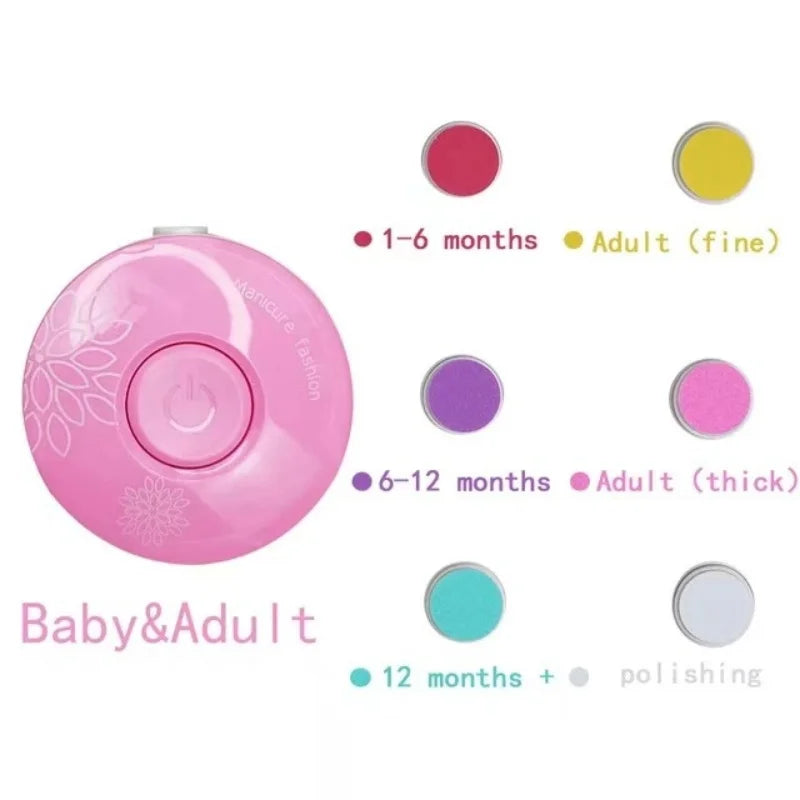 BabyNail Care | Elektrischer Babynageltrimmer | Sicher & Leise | Tragbar & Hygienisch