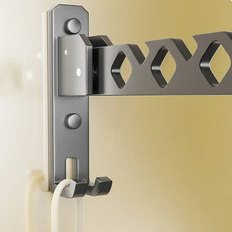 RaumFlex Wand-Wäscheständer | Faltbar & Verstellbar | Platzsparend & Belastbar | Ideal für Kleidung & Handtücher