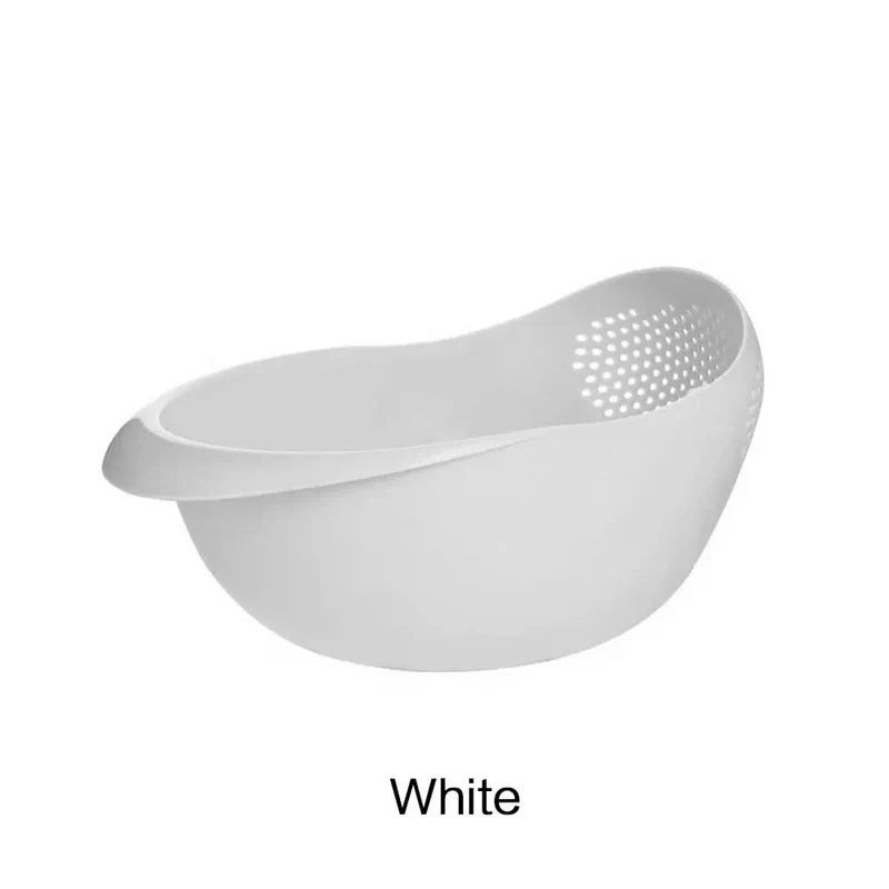 KlarSieb Multifunktions-Sieb | Reissieb & Abtropfkorb | Für Obst, Gemüse & Reis | Ergonomisches Design