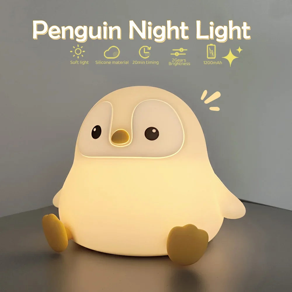 LumiSoft LED Nachtlicht | Weiches Silikon | Extra lange Akkulaufzeit | USB-Wiederaufladbar