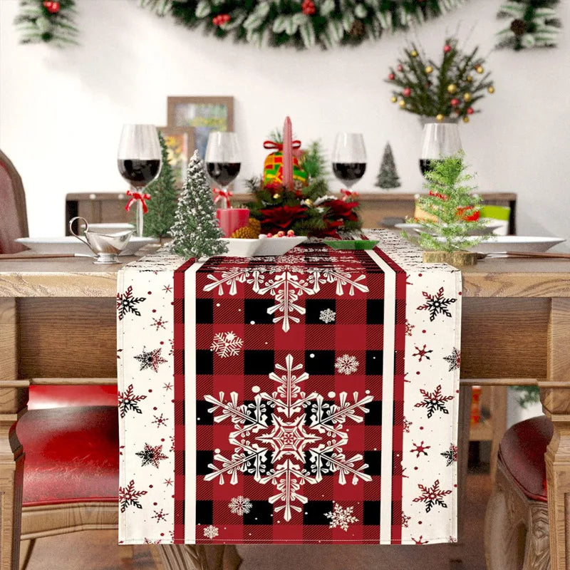 WinterTable - Weihnachts-Tischläufer aus Leinen