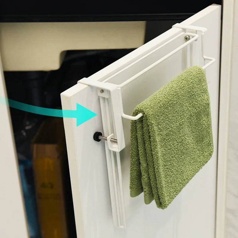 Faltbares Küchenregal | Carbonstahl | Platzsparender Arbeitsplatten- & Schrank-Organizer