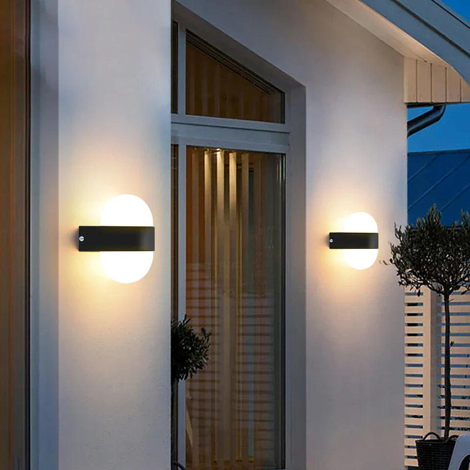LED-Außenwandleuchte LumaGuard Pro | 6W/12W | IP66 Wasserdicht | Radarbewegungssensor & Dämmerungsschaltung