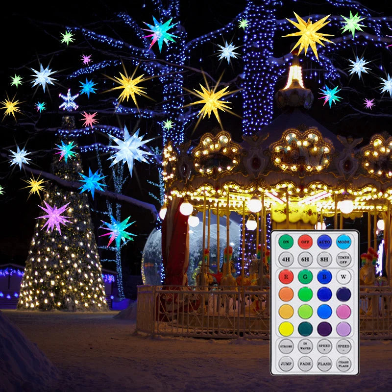 Smart LED RGB Sternlicht | Musik-Sync & App-Steuerung | Bluetooth | 25 cm
