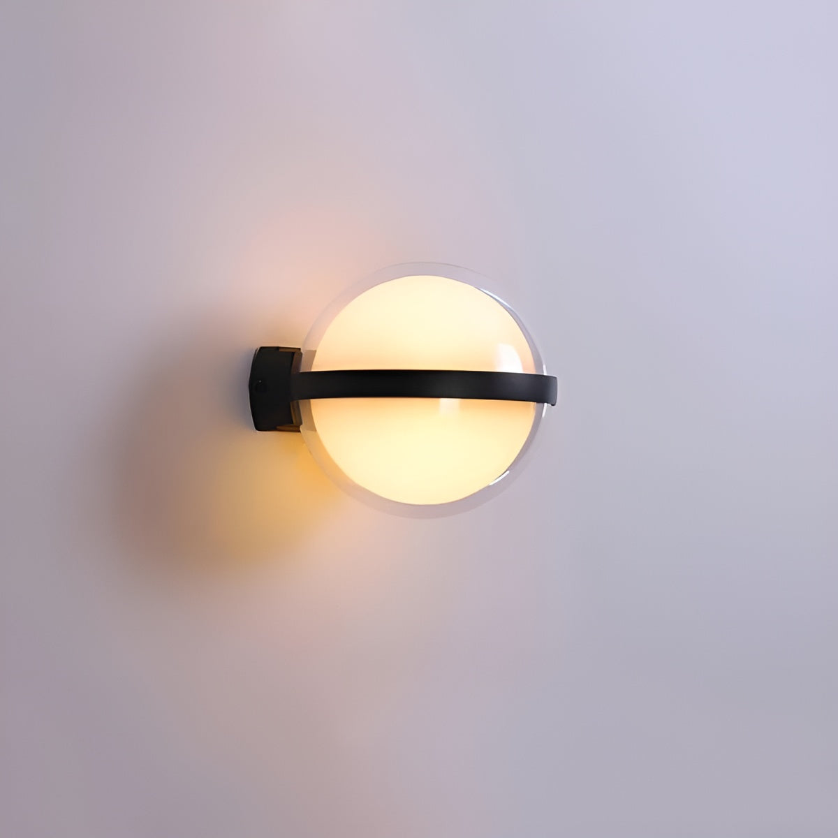 LumiGlobe Außenwandleuchte | Rundes LED-Design | Wetterfest & Energiesparend | Warm- & Kaltweiß