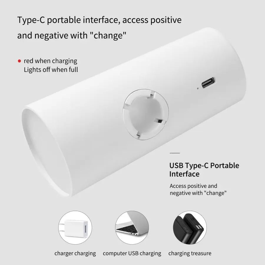LumiPro LED Schreibtischlampe | 3W | Wiederaufladbar | 10–50 Std. Laufzeit | Type-C Laden