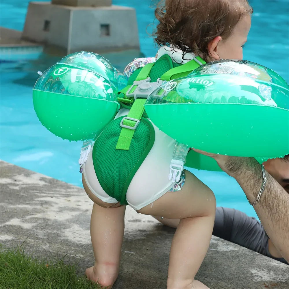 Babyschwimmring AquaBär | Sicherer Schwimmspaß für Babys | Für 6–36 Monate | Umweltfreundliches PVC