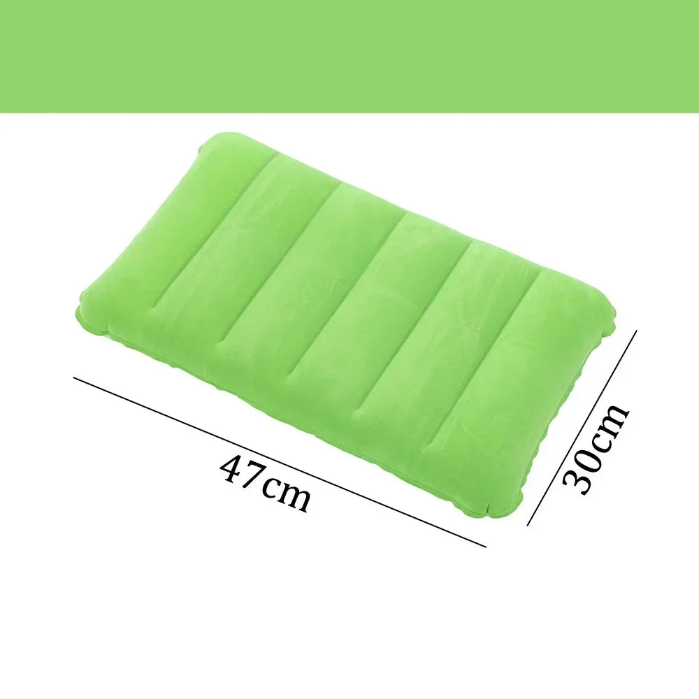 Aufblasbares Reisekissen 47x30 cm | Faltbar & Leicht | AirNest Outdoor Luftkissen für Camping & Flugreisen