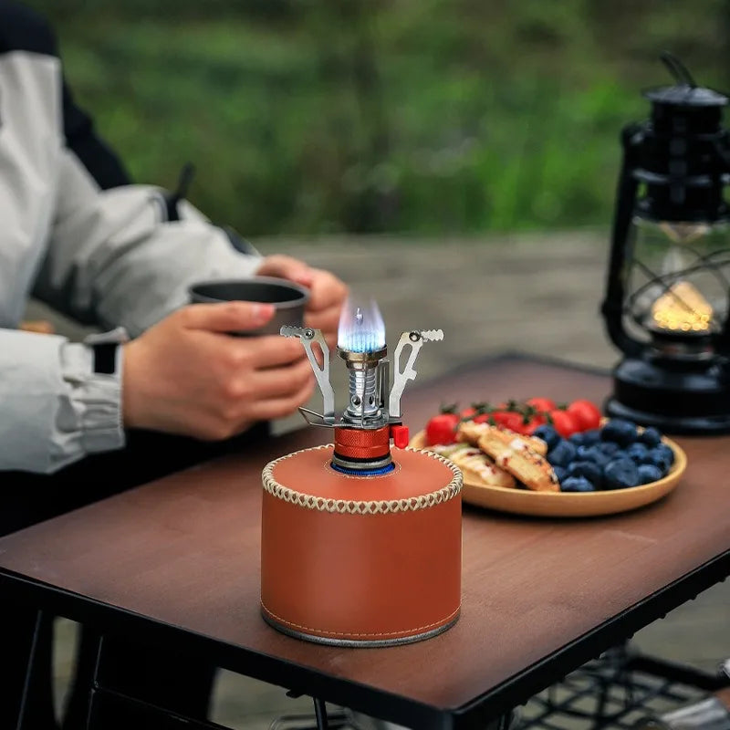 Trekko Camping Gaskocher | Faltbar & Ultraleicht | 3000W Hochleistung | Aluminium & Edelstahl | Für Outdoor & Trekking