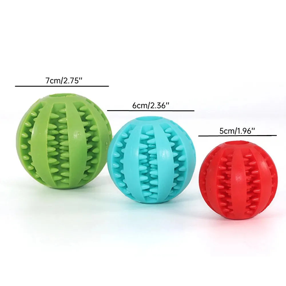 Hundespielball ChewPlay FlexiBall | Interaktives Gummispielzeug mit Futterfunktion | Zahnpflege & Kauspiel | Für kleine Hunde