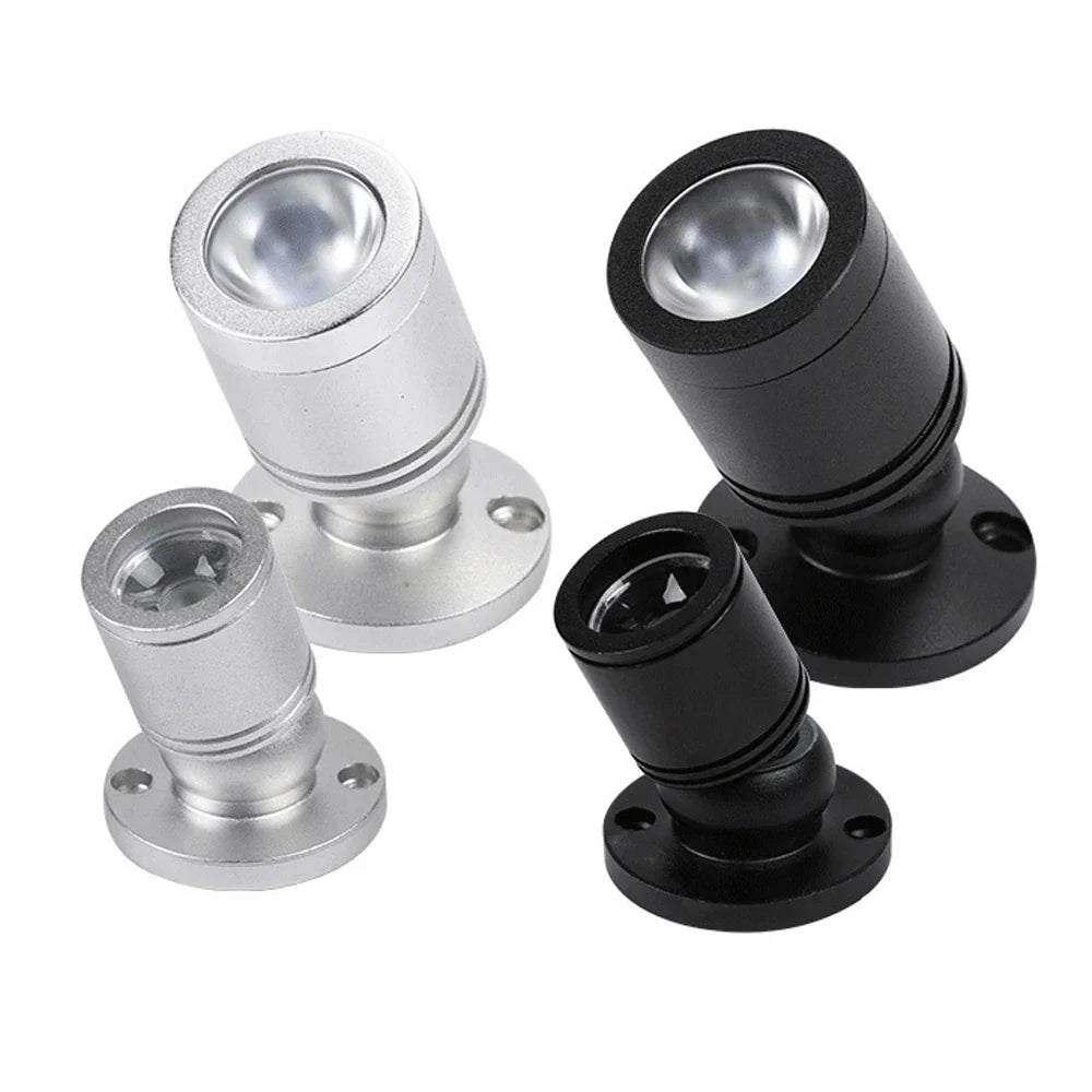 Mini LED Spot LuxoDot | 1W/3W | USB-Spotlicht für Vitrinen & Deko | Warm- & Kaltweiß | Aluminiumgehäuse