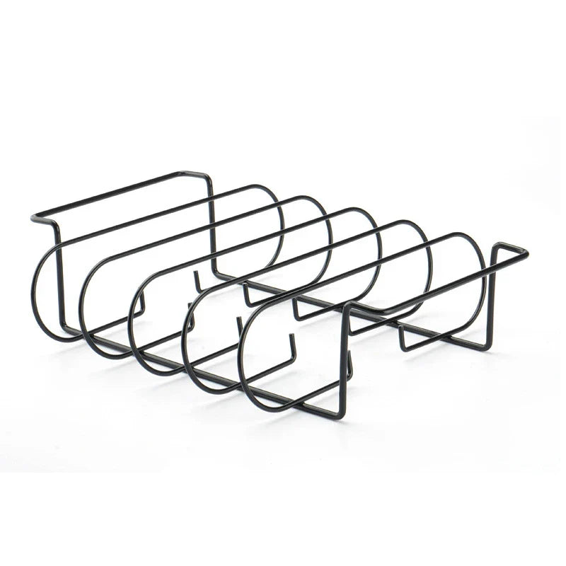Rippchenhalter GrillMeister Pro | Für 4 Racks | Antihaftbeschichtet | Für Gasgrill & Ofen