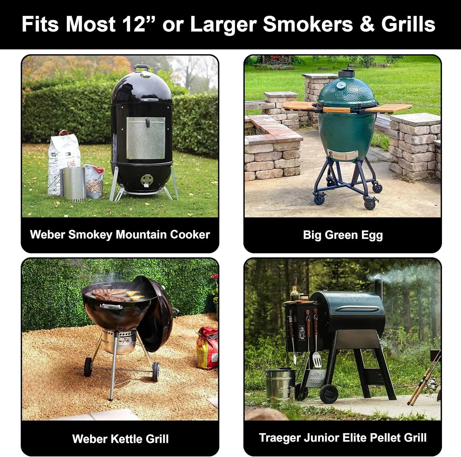 Rippchenhalter GrillMeister Pro | Für 4 Racks | Antihaftbeschichtet | Für Gasgrill & Ofen