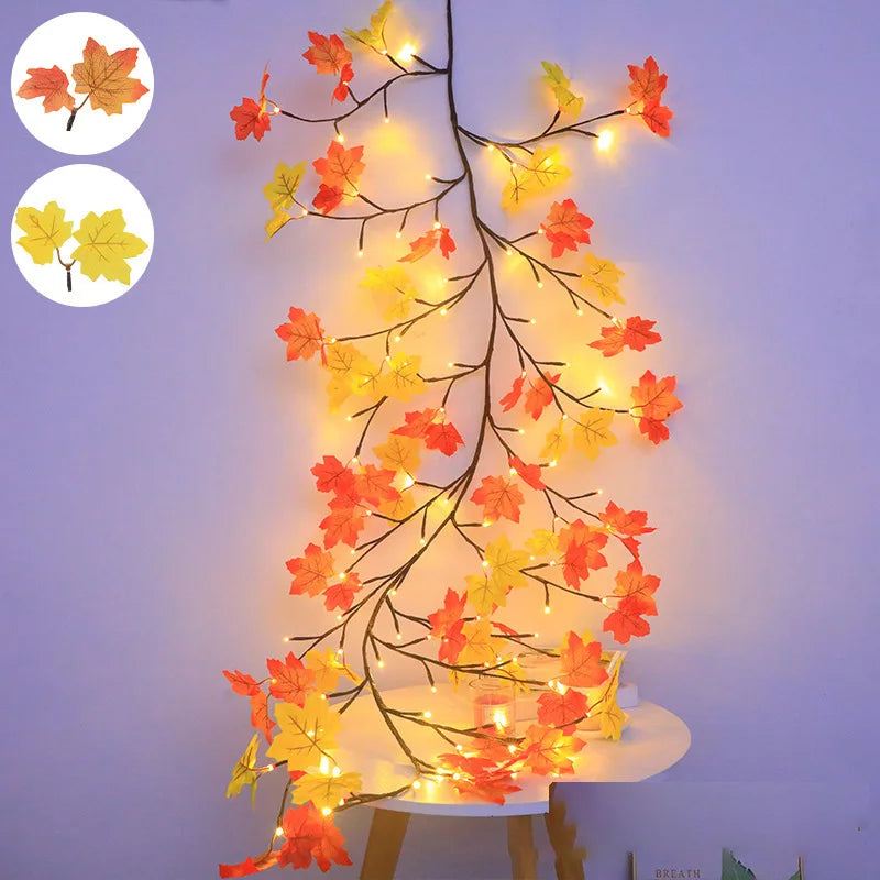 LumiRattan LED Zweiglichter | Biegsame Rattan-Lichterkette | USB & Fernbedienung | Warmweiß