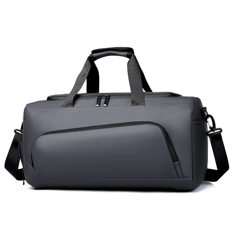 Sporttasche Veltrix ProCarry | Große PU-Reisetasche mit Schuhfach | Mehrere Fächer | 50×25×22 cm | Für Fitness, Urlaub & Alltag