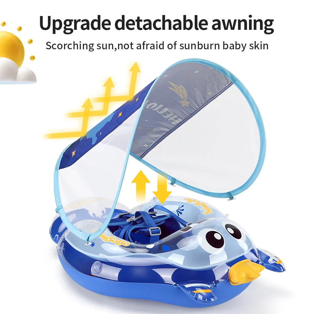 Babyschwimmring AquaBär | Sicherer Schwimmspaß für Babys | Für 6–36 Monate | Umweltfreundliches PVC