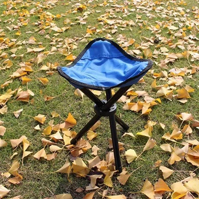 TrekHocker Outdoor | Faltbar & Ultraleicht | Rutschfest & Robust | Blau/Grün/Rot