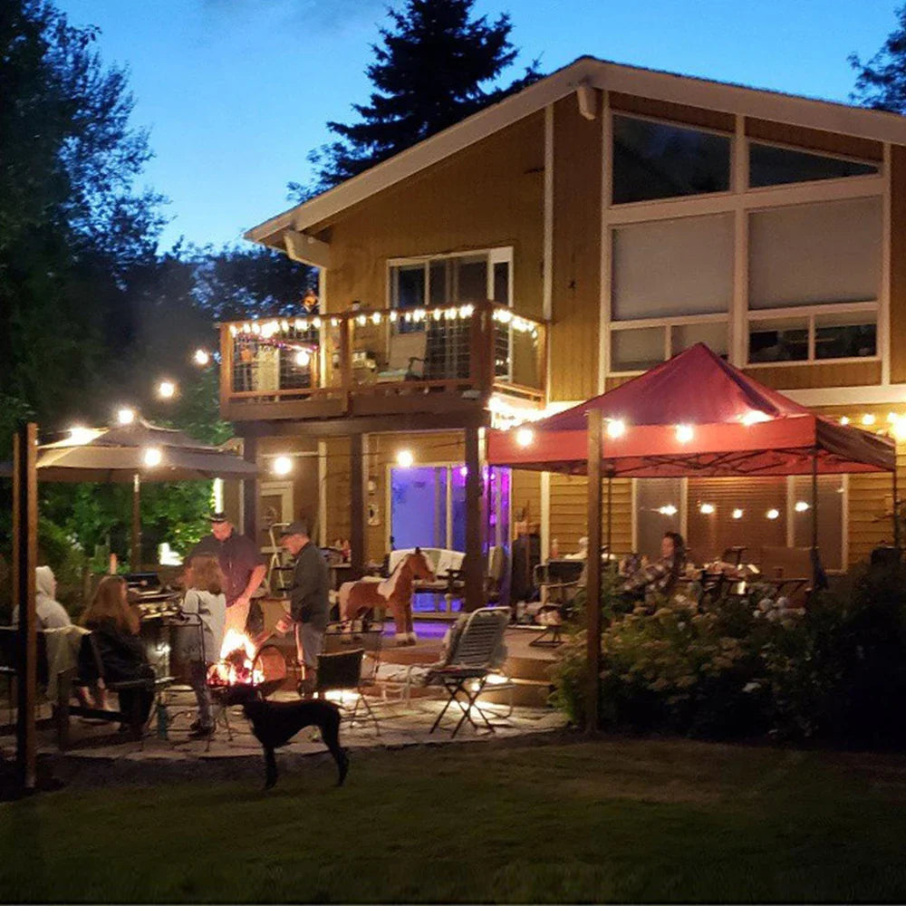 LED Solar-Lichterkette SolaLuma | Wasserdicht IP44 | Für Garten, Terrasse & Camping | Automatische Beleuchtung